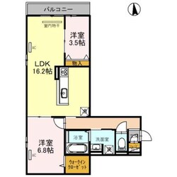 Clashist墨江の物件間取画像